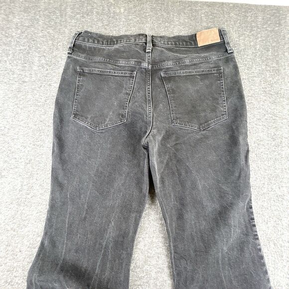 Madewell Perfect Vintage Flare Jeans Womens Sz 33 36x31 Black Plus Size Curvy - Picture 3 of 9